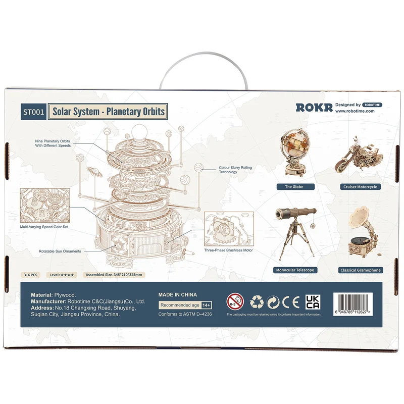 Robotime Mechanical Orrery ST001