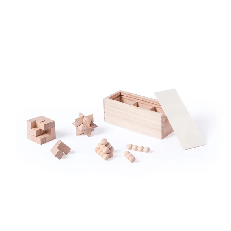 Geschicklichkeitsspiel aus Holz in Box
