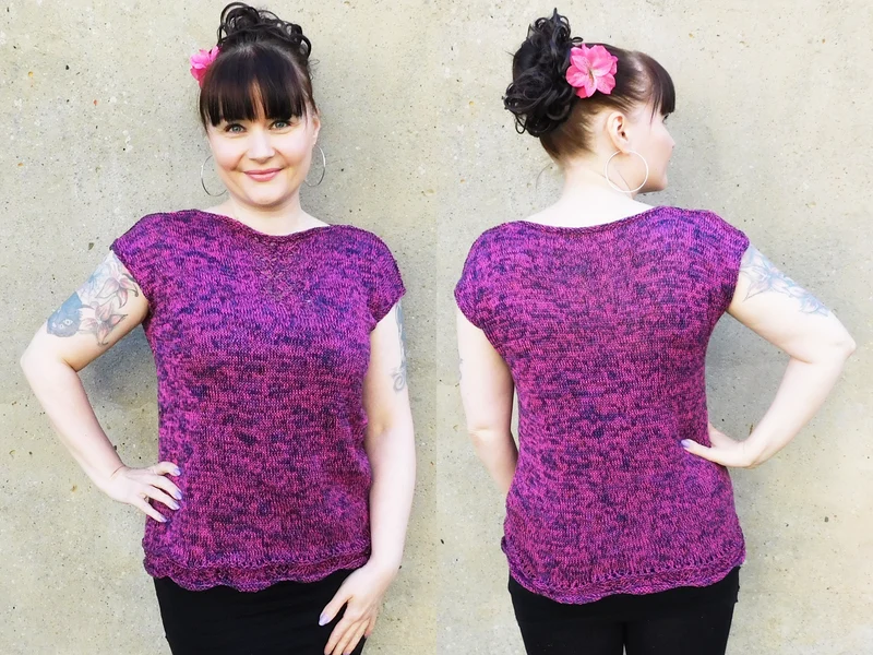 Shirt SYMPHONIE Strickanleitung