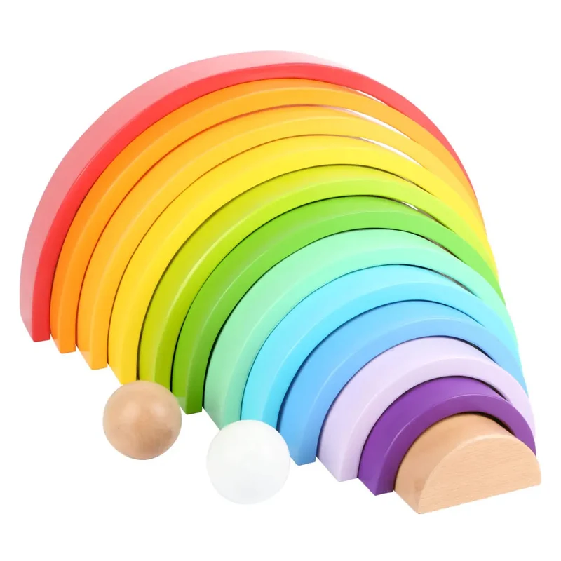 Steckspiel Regenbogen-Puzzle XXL