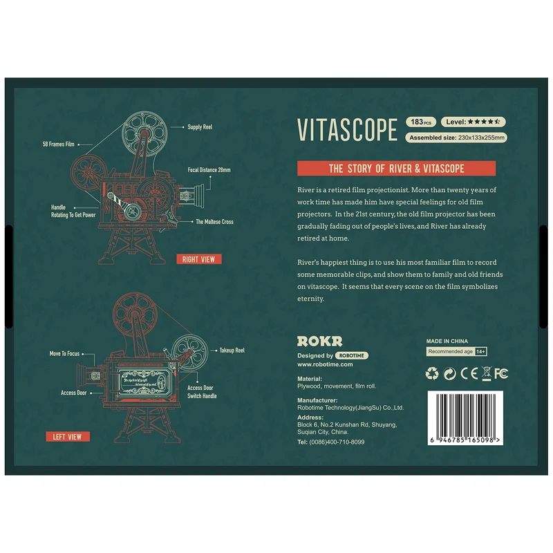 Robotime Vitascope LK601