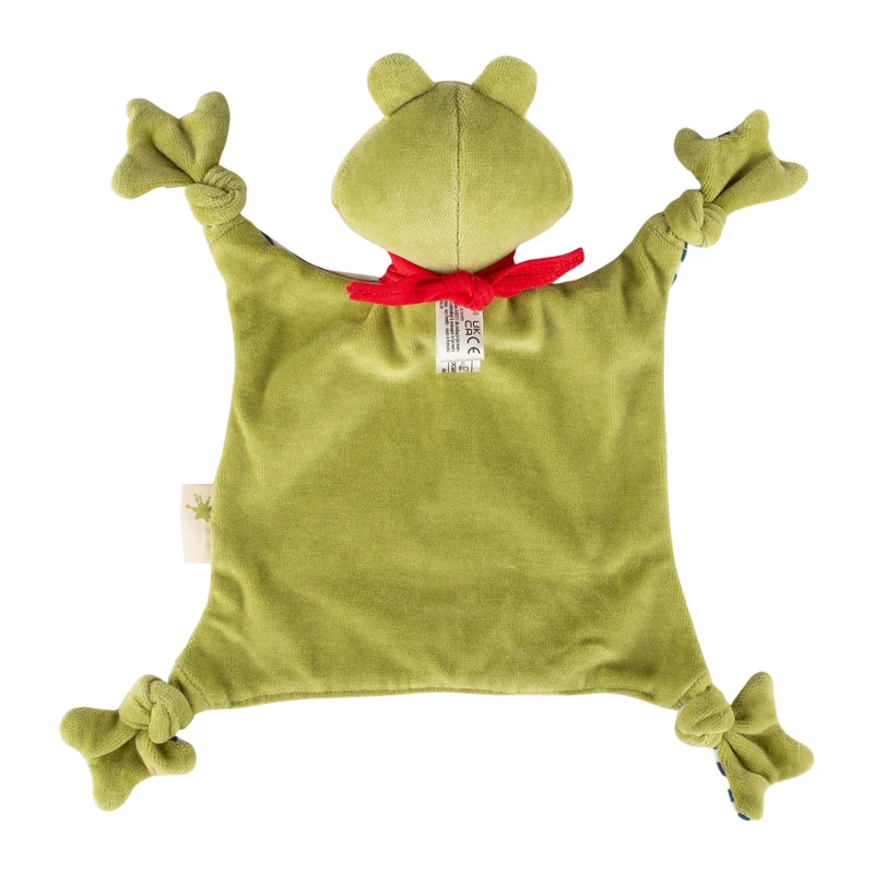 Bio-Schnuffeltuch Frosch blau von Sigikid