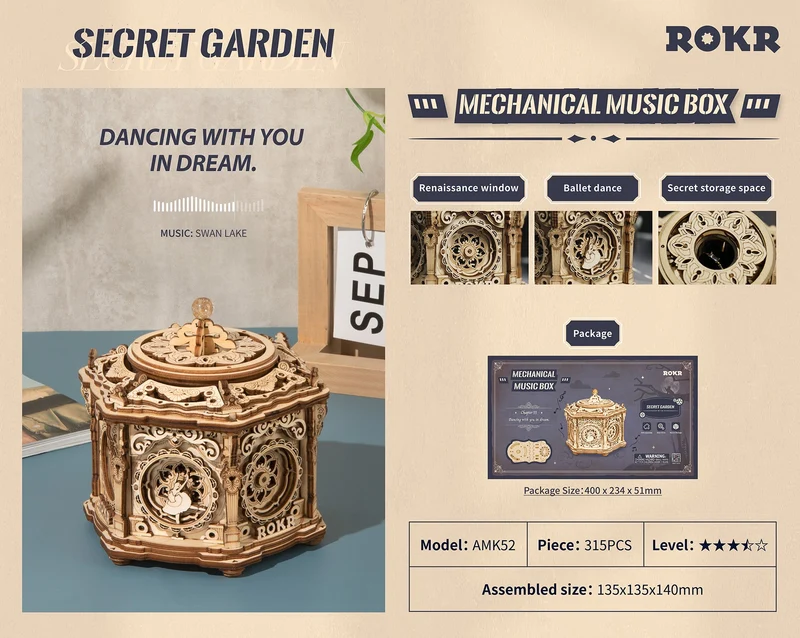 Robotime Secret Garden AMK52