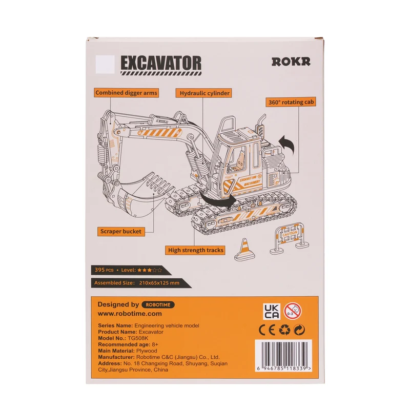 Robotime Excavator TG508K