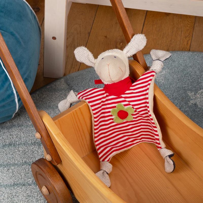 Bio-Schnuffeltuch Schaf gestreift von Sigikid