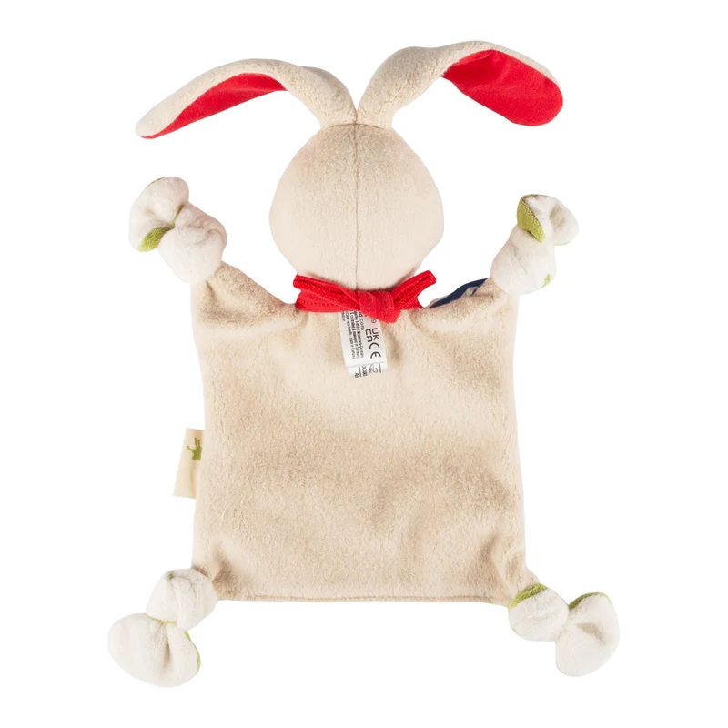 Bio-Schnuffeltuch Hase blau von Sigikid