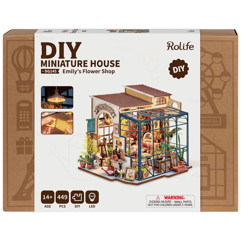 Robotime Emily's Flower Shop DG145