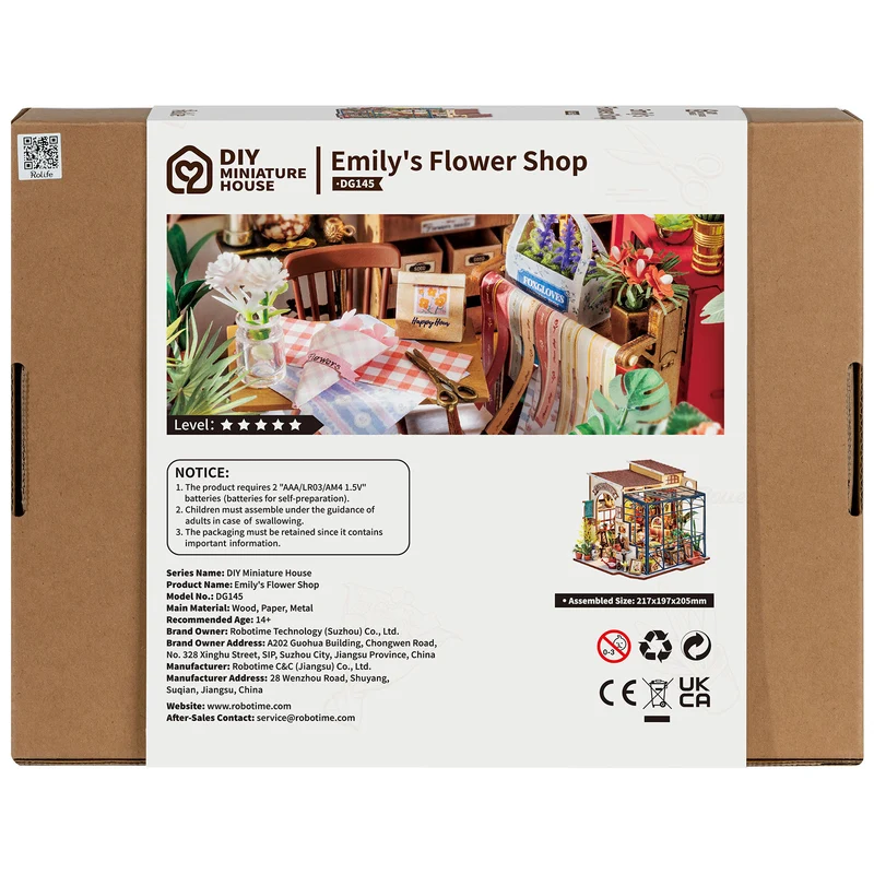 Robotime Emily's Flower Shop DG145