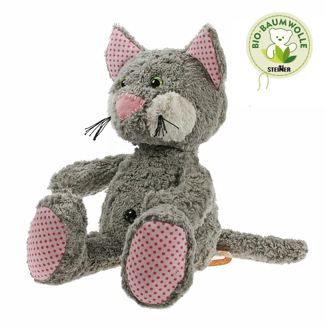 Steiner Bio Kuscheltier Katze Charly