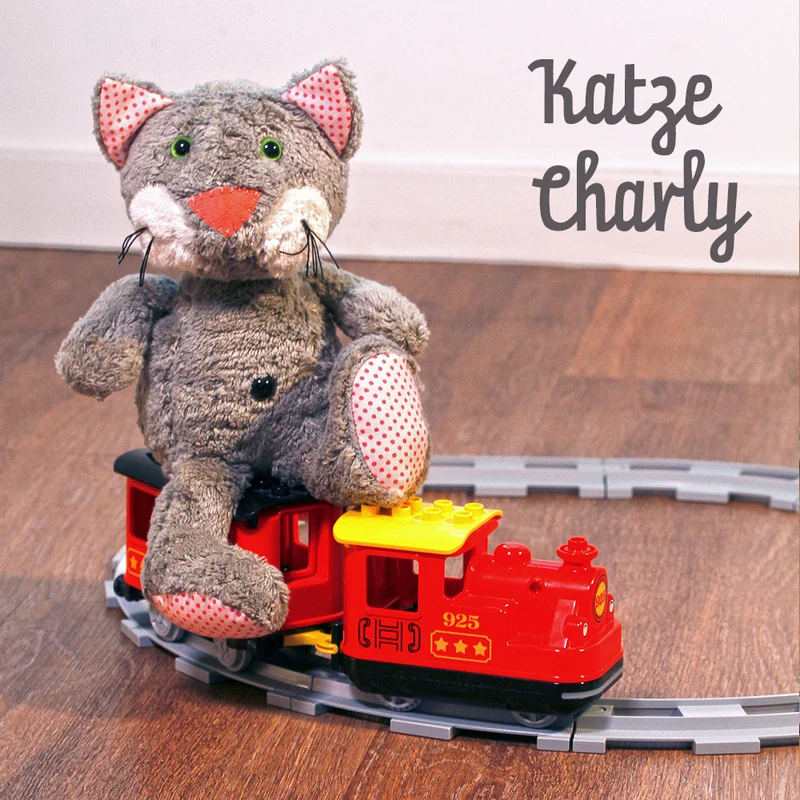 Steiner Bio Kuscheltier Katze Charly