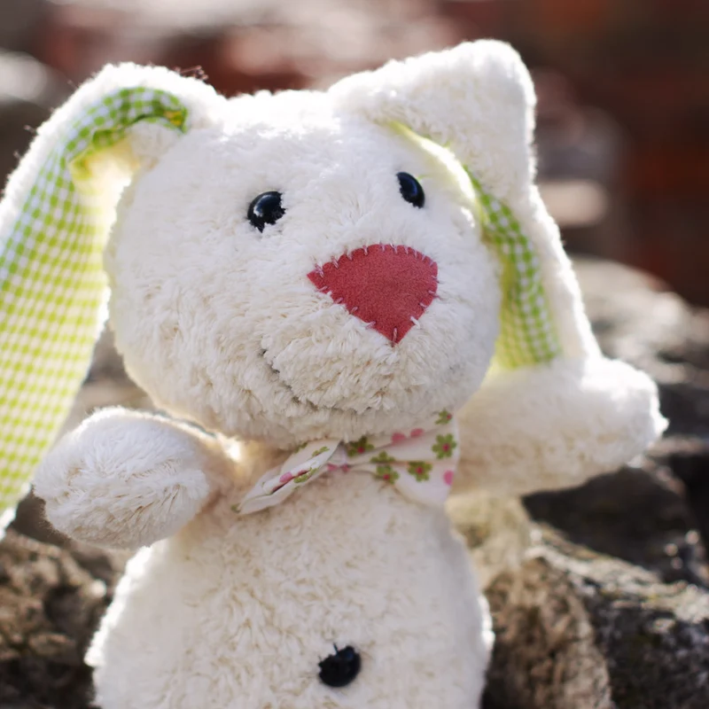 Steiner Bio Kuscheltier Hase Blümchen