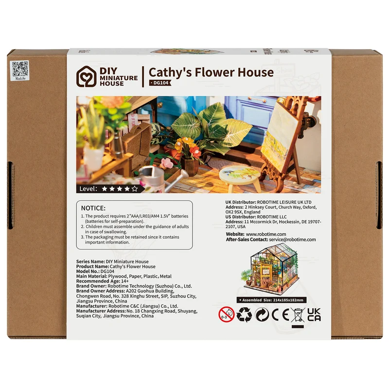 Robotime Cathy's Flower House DG104
