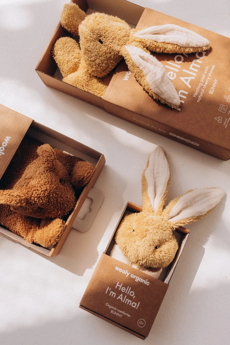 Wooly Organic Hase Wärmekissen