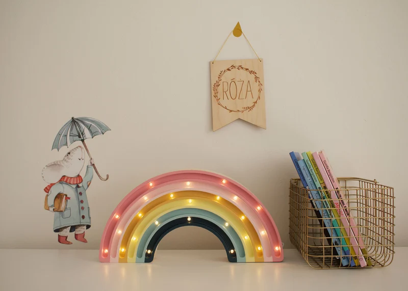Little Lights LL016-440 Regenbogen Lampe Retro