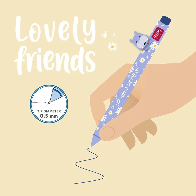 Gelstift Lovely Friends- Hippo