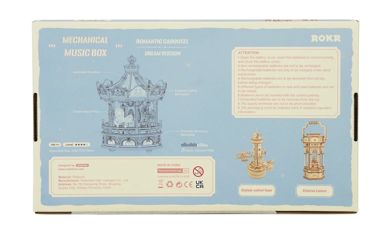 Robotime Romantic Carousel (Dream Version) AMK62J