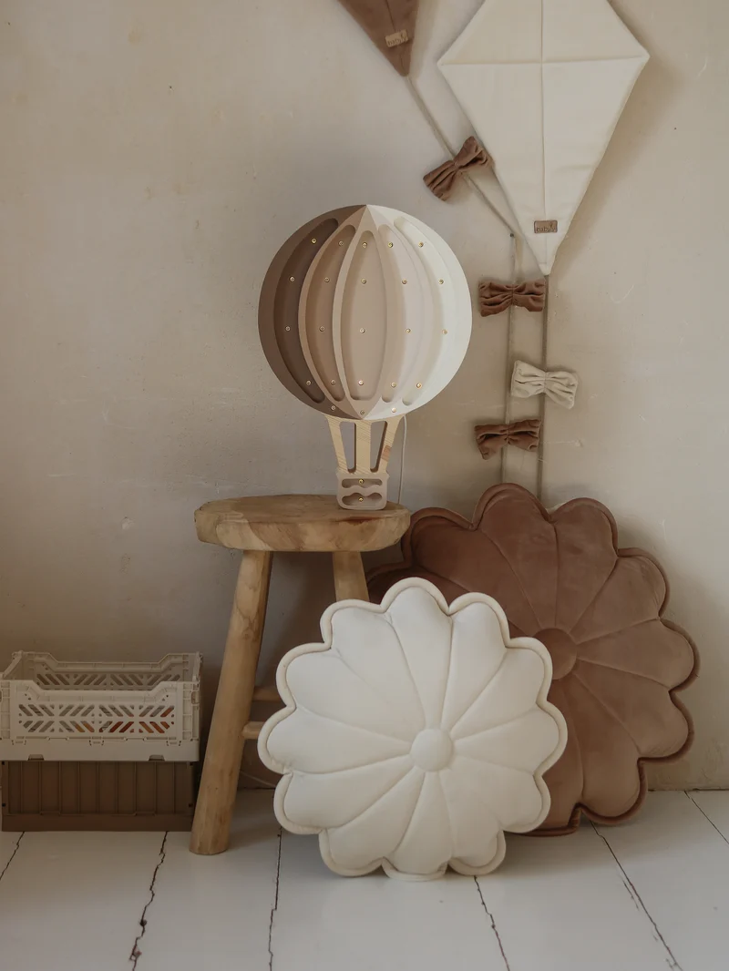 Little Lights LL027-467 Heißluftballon Lampe Cappuccino