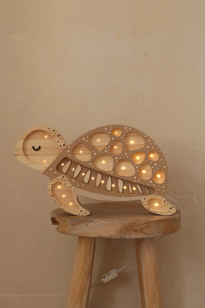 Little Lights LL077-467 Schildkröte Lampe in Sandbraun