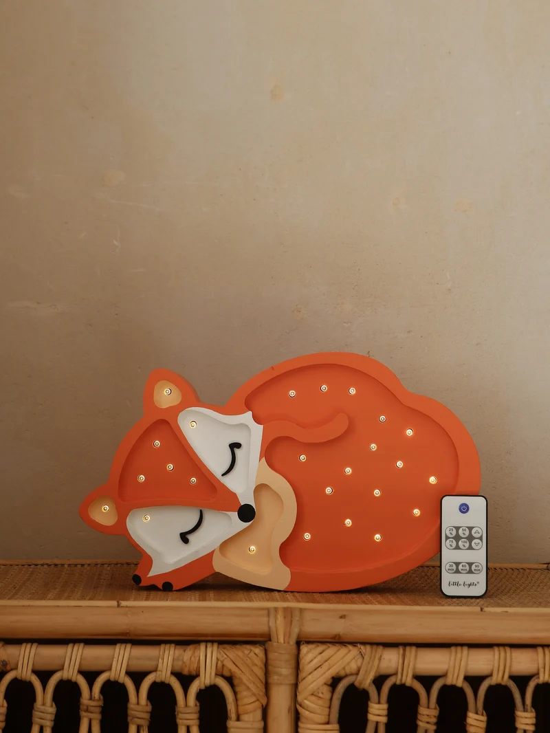 Little Lights LL001-316 Fuchs Lampe in orange