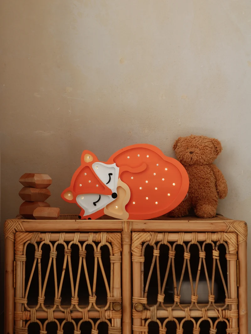 Little Lights LL001-316 Fuchs Lampe in orange