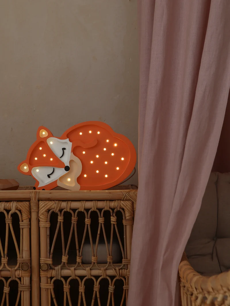 Little Lights LL001-316 Fuchs Lampe in orange