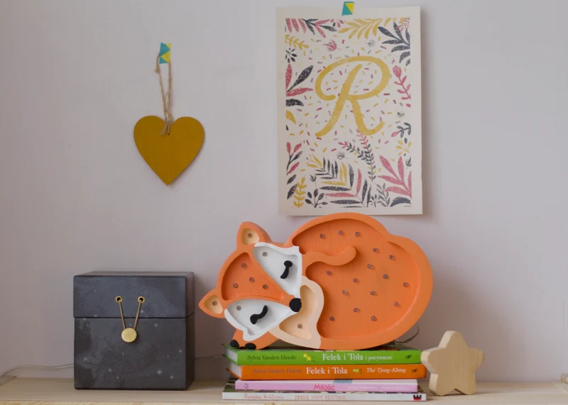 Little Lights LL001-316 Fuchs Lampe in orange