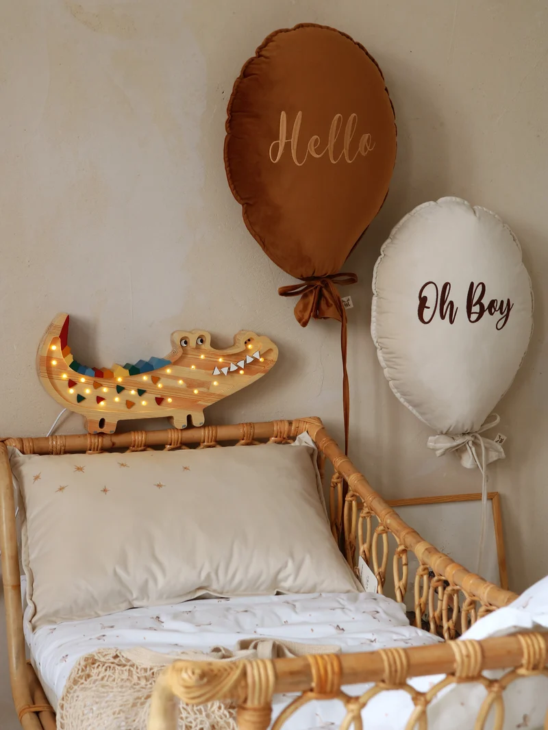 Little Lights LL052-000 Krokodil Lampe