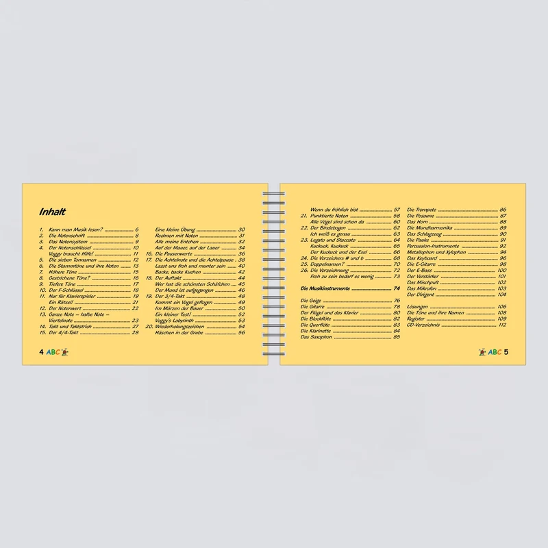 Voggys Musiklehre-ABC
