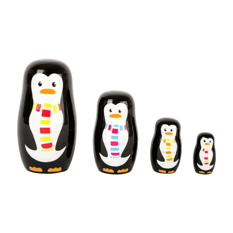 Steckfigur Matroschka "Pinguin"