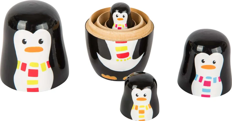Steckfigur Matroschka "Pinguin"