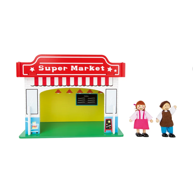 Spielhaus Supermarkt mit Zubehör