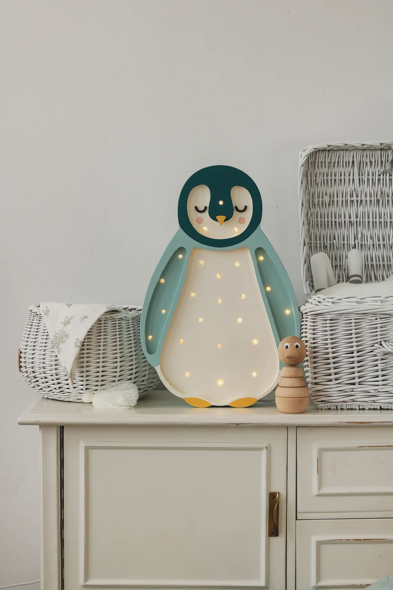 Little Lights LL060-440 Baby Pinguin in blaugrün