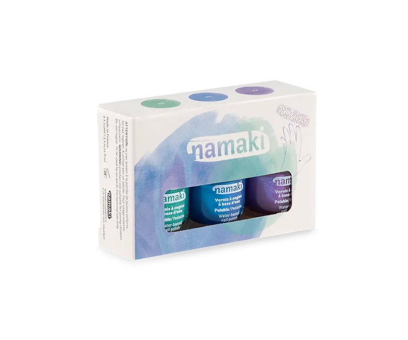 Kindernagellack 3er Set - Polarlicht