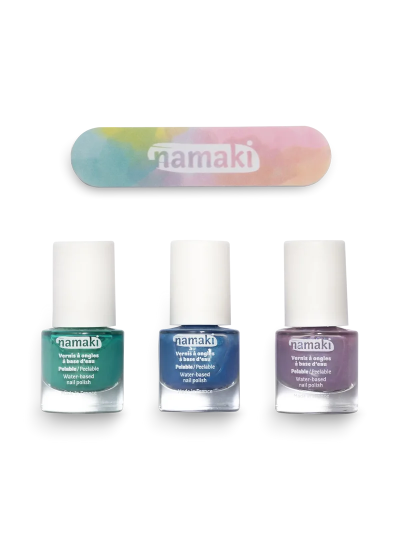 Kindernagellack 3er Set - Polarlicht