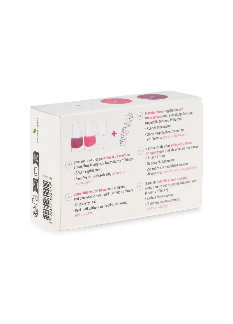 Kindernagellack 3er Set - Fruchtsorbet