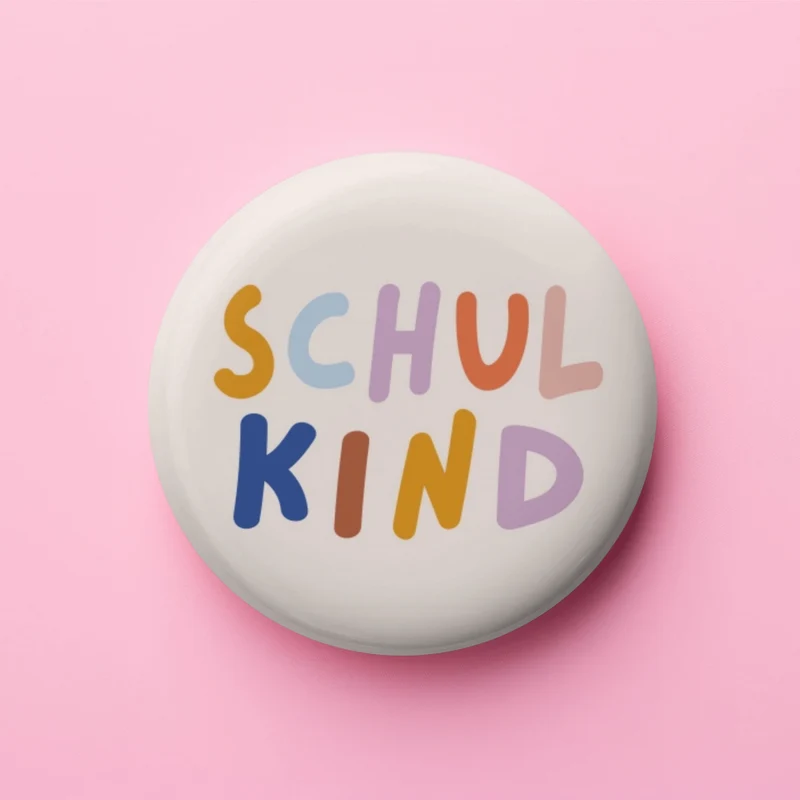 Modern Kids Art - Magnet Schulkind
