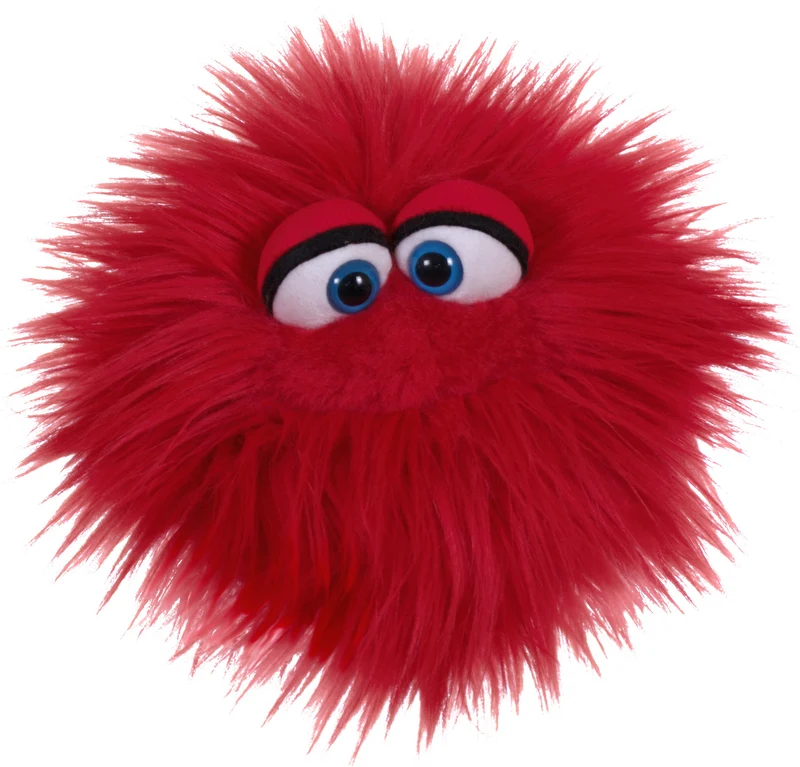 Living Puppets W804 Handpuppe Klatschtriene Rot Quatschköppe