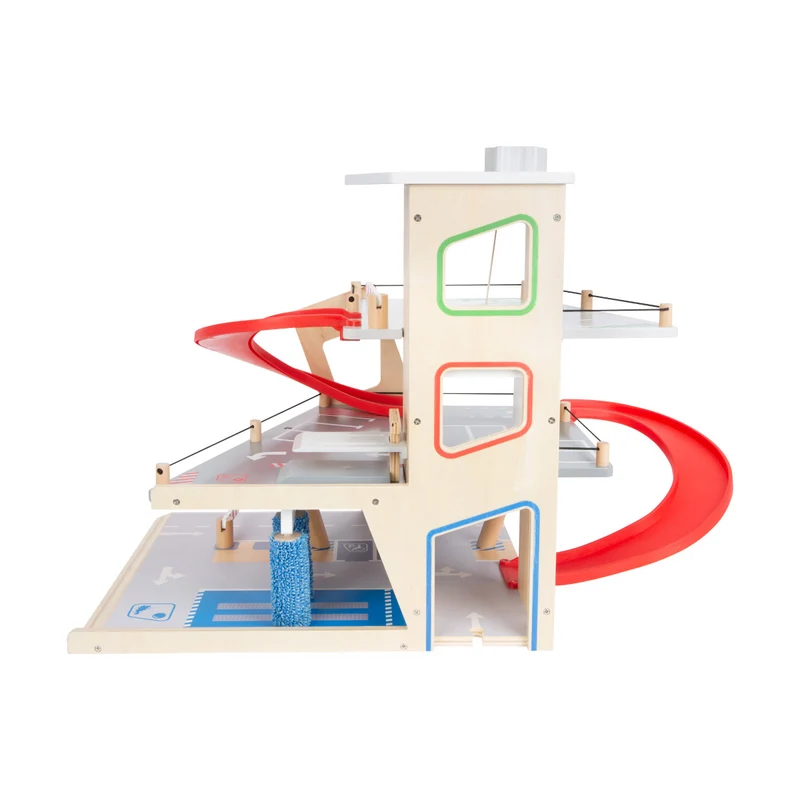 Parkhaus „Premium“ – die komplette Auto-Spielwelt aus Holz