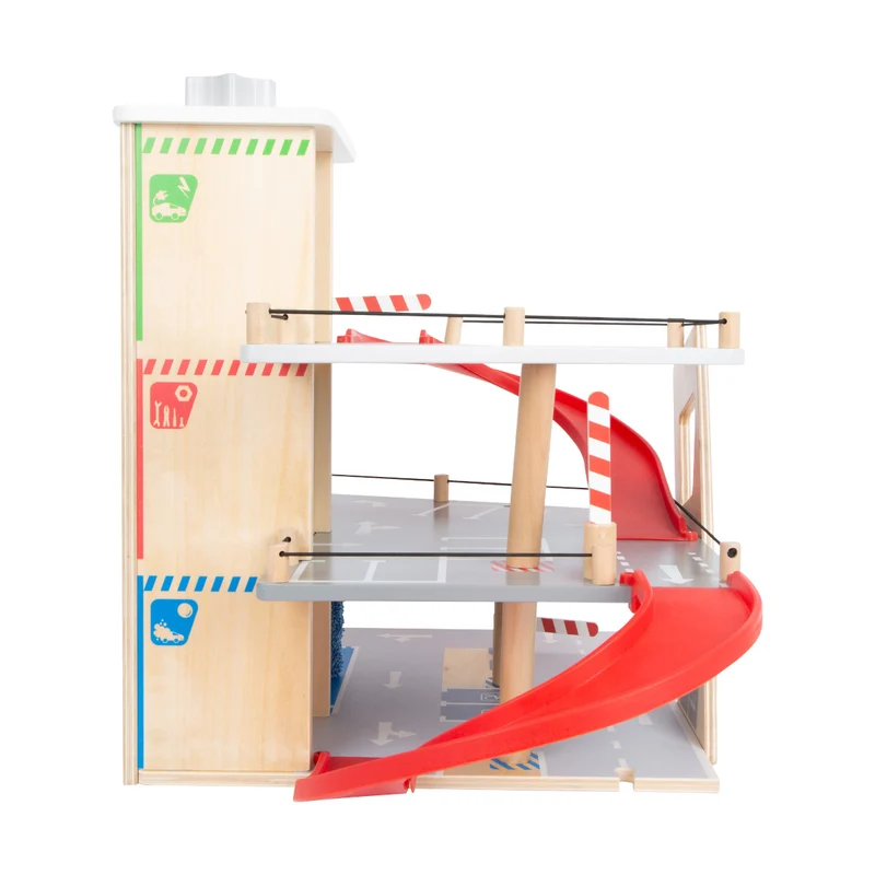 Parkhaus „Premium“ – die komplette Auto-Spielwelt aus Holz