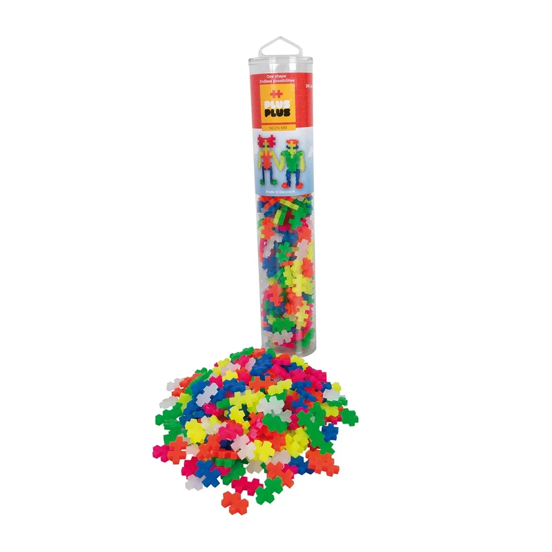 Plus-Plus 240 Kreativ Bausteine Neon