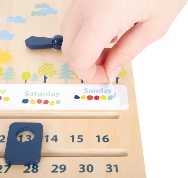 Lernuhr mit Kalender "Educate"