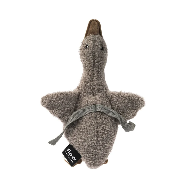Einschlafhilfe & Kuscheltier Gans inkl. Soundbox "Liva Comforter on the go" - Grau