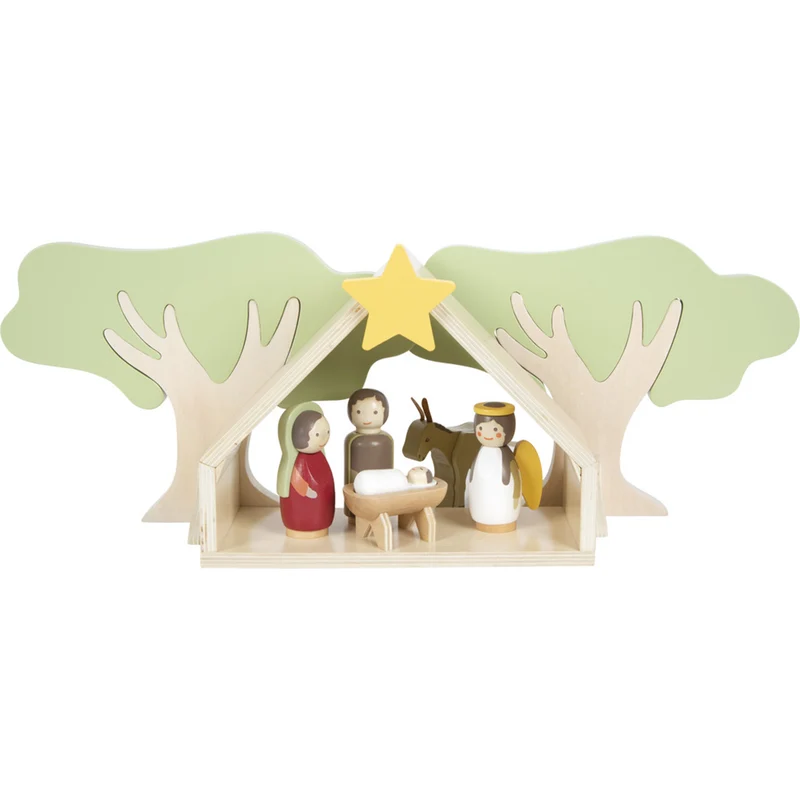 Weihnachtskrippe für Kinder