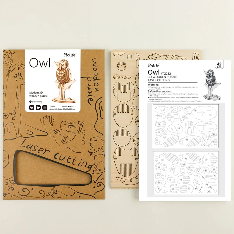 Robotime Owl TG252