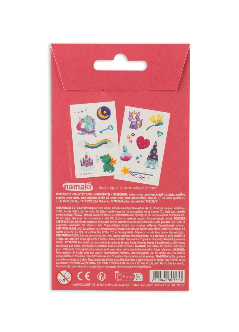 Kindertattoos - Verzauberte Welten