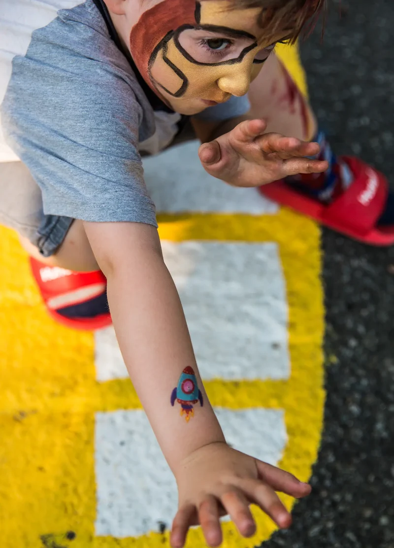 Kindertattoos - Intergalaktische Welten