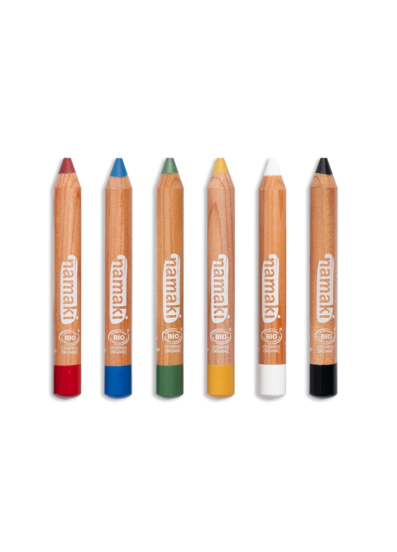 Schminkstifte für Kinder Jumbo Regenbogen, 6 Farben