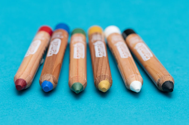 Schminkstifte für Kinder Jumbo Regenbogen, 6 Farben