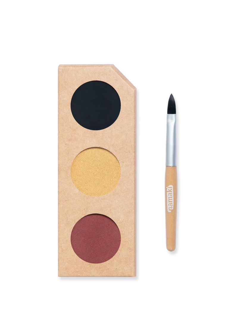 Schminkpalette für Kinder - 3 Farben, Ninja & Superheld