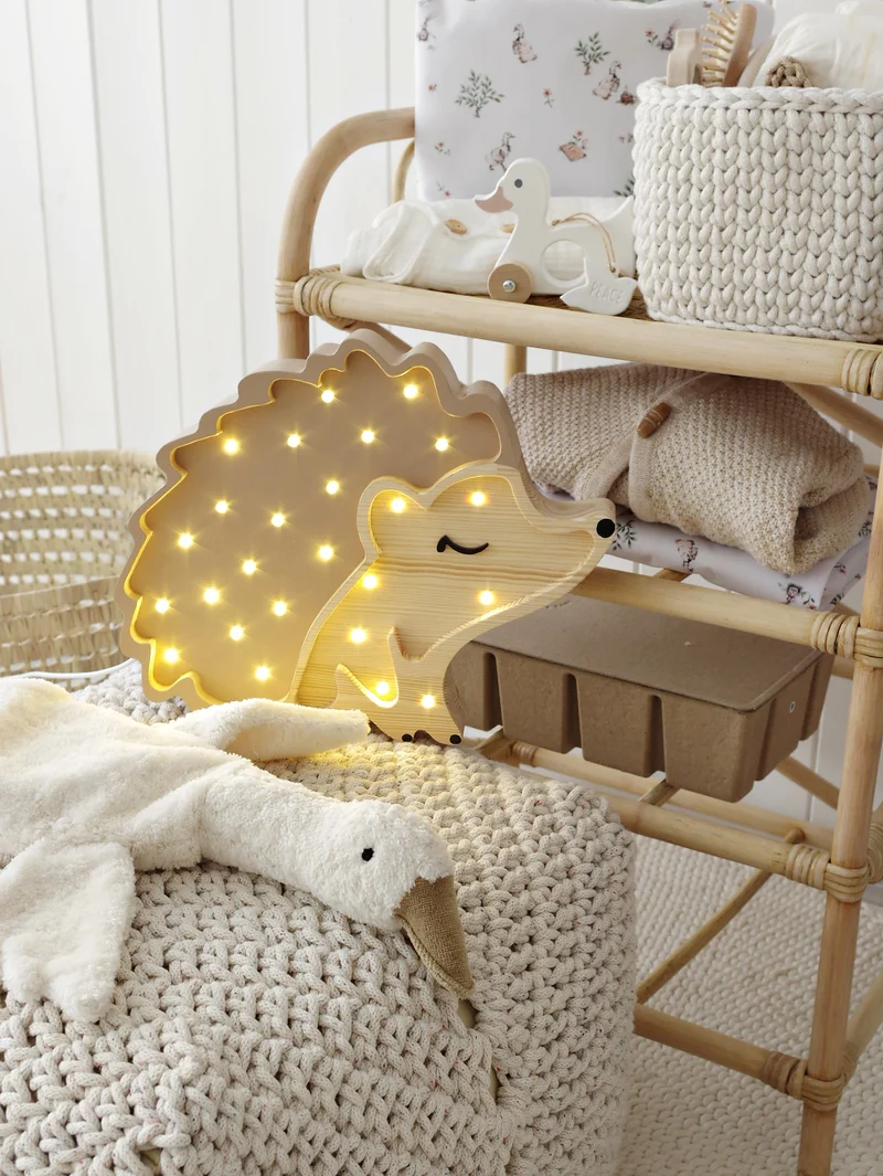 Little Lights LL055-467 Igel Lampe in Herbstbraun